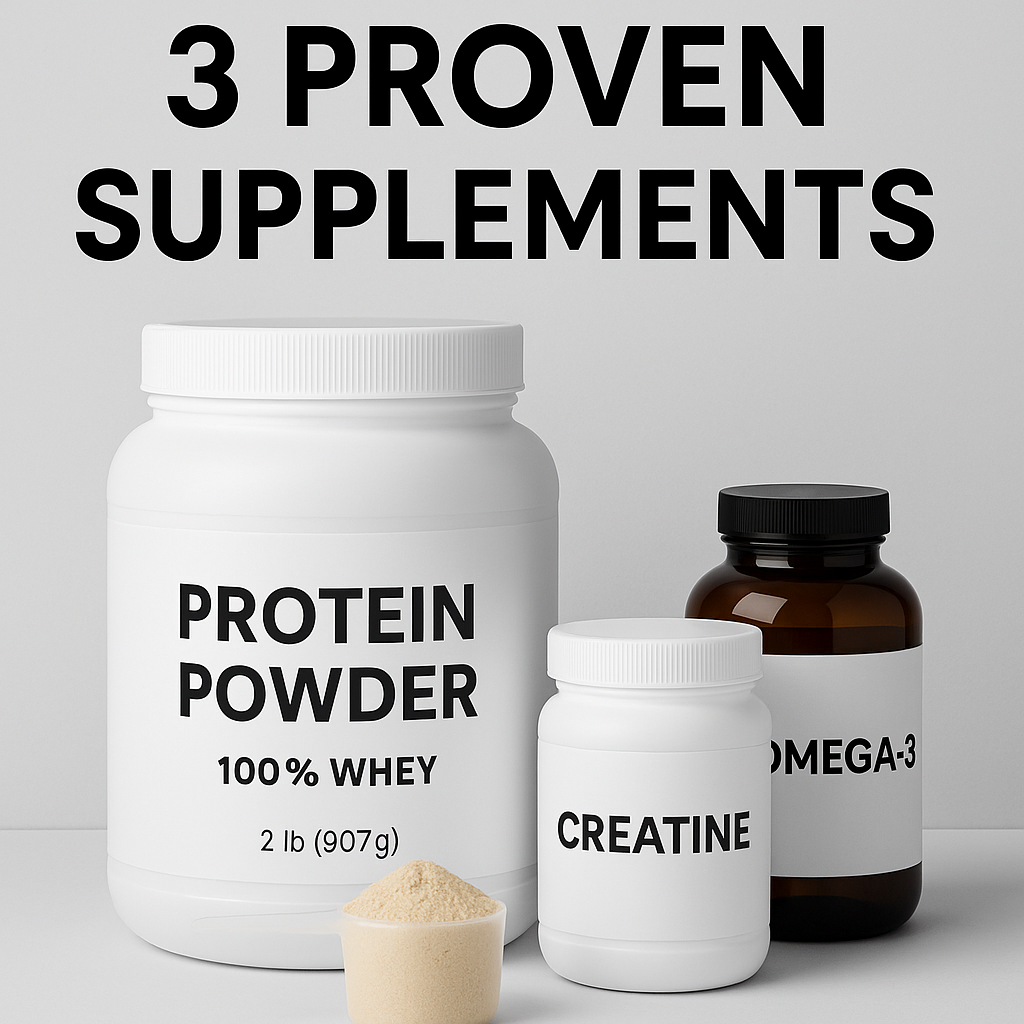 3 Proven Supplements for Better Health and Fitness