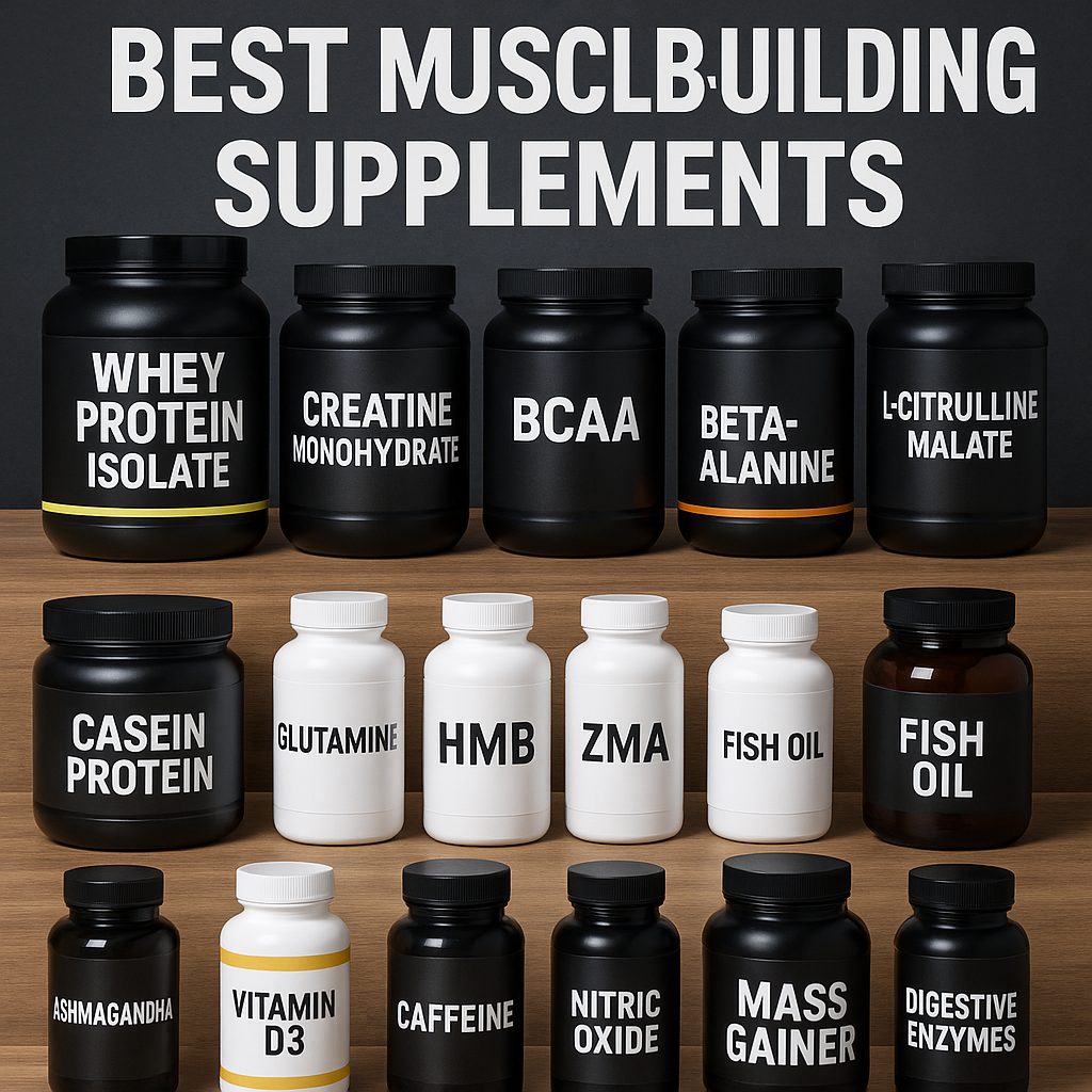 17 Best Muscle-Building Supplements That Actually Work (Backed by Science)