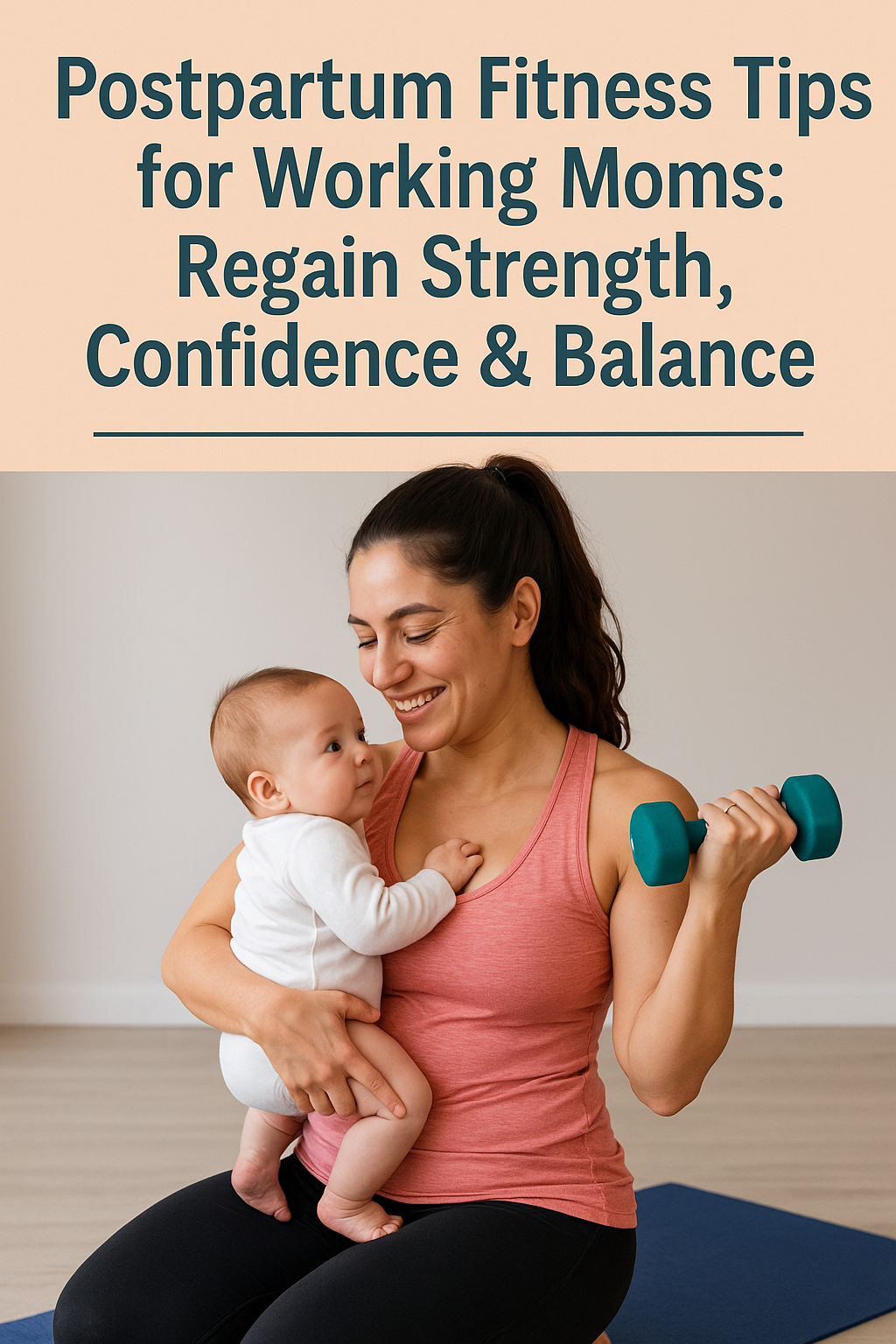 Postpartum Fitness Tips for Working Moms: Regain Strength, Confidence & Balance